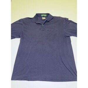 Outer Banks Men Medium Polo Shirt Blue Pullover Pocket Golf Casual Preppy Top US